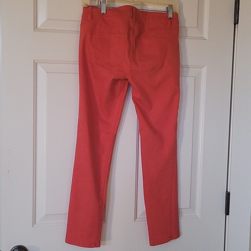 Coral colored jeans - Picture 3 of 4
